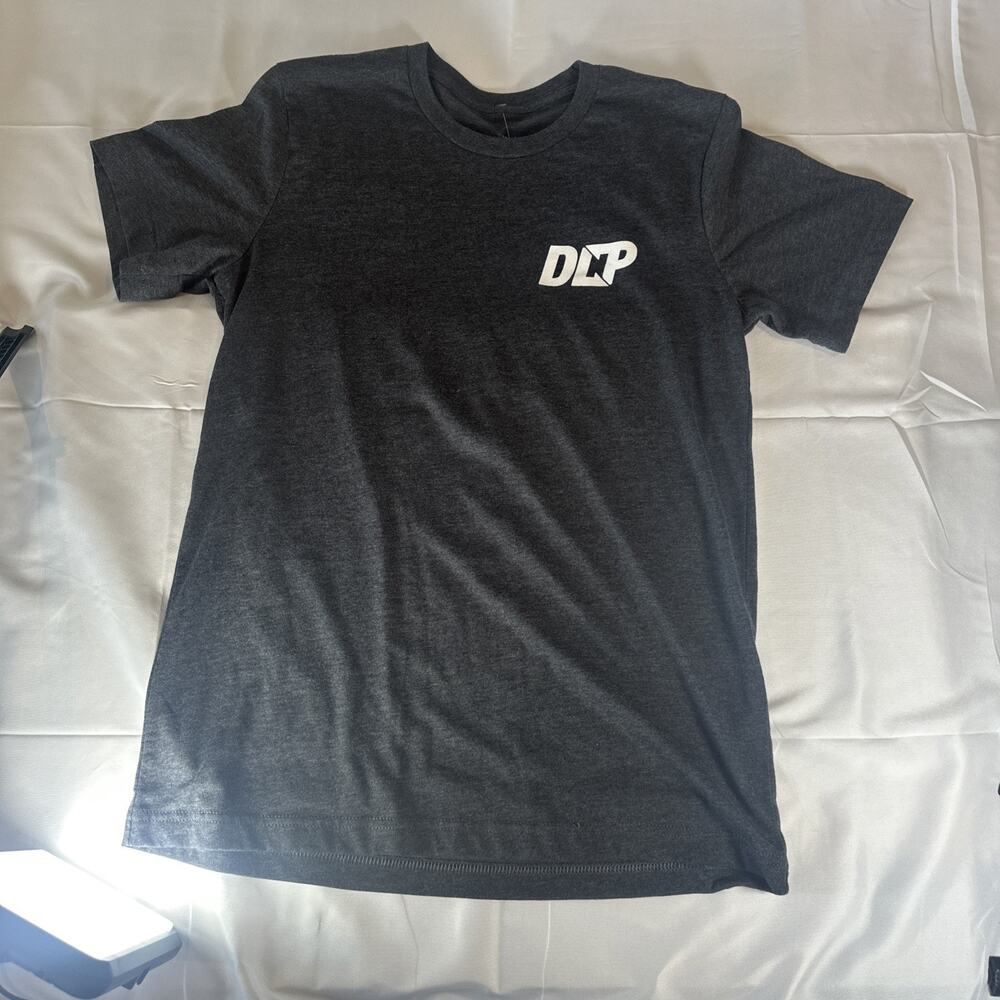 Men’s Gray T-Shirt DLP With Nice Insignia On Back RAD